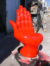 造形会社の日本美術工芸の岡本太郎作品の手の椅子A